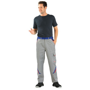 HERREN BUNDHOSE HIGHLINE ZINK/KBL/ROT 70 PP608213570, 65% Polyester und 35 % Baumwolle, 285 gr/m²