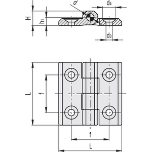 428531 - CERNIERA ALLUMINIO CMM.40-BL-SH-5