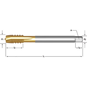 Machine tap M20x2.50mm DIN 376