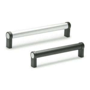 GN.27656-MANIGLIA TUBOLARE LEGA DI ZINCO E ALLUMINIO GN 333.1-20-180-A-EL