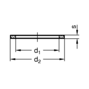 DIN7603 A 20X24X1.5 AL Dichtring/Aluminiumring Form A