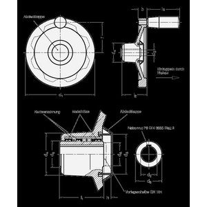 GN321.6-160-K16-D Sicherheits-Handrad