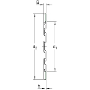 RONDELLE ENTRETOISE ZW 35X42 SKF