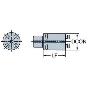 ADAPTATEUR COROMANT CAPTO VERS COROTURN SL