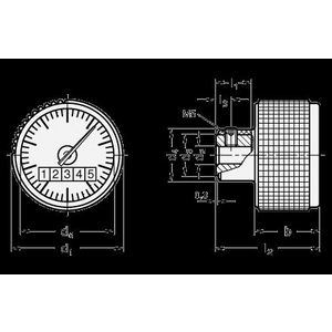 GN5343-70-B10-0000.5-L Drehknopf mit Stellungsanzeiger (analog/digital)
