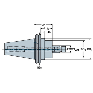 COROMANT ADAPTER CAT-V -DOORN AA3B05-50 19 038