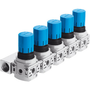 LRB-1/4-DB-7-O-K5-MINI Pressure regulator manifold