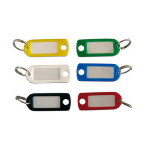 PORTE CLE PLASTIQUE A FENETRE ASSORTIS (SACHET DE 6X10)