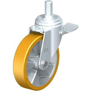 ROULETTE PIVOTANTE EN TOLE DACIER, VERSION FORTES CHARGES,