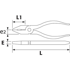 PINCE UNIVERSELLE ISOLEE 165MM