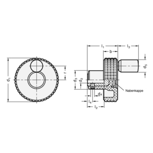 GN735-50-B6-D Zustellrad Elesa