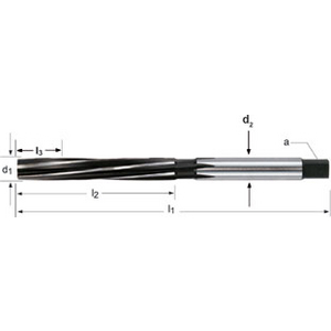 Hand Reamer 9/32 inch DIN 206
