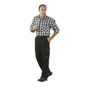 2124058 Canvas 320 Bundhose schwarz/schwarz Gr. 58