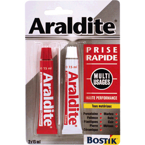 COLLE ARALDITE RAPIDE 2X15 ML UE 1