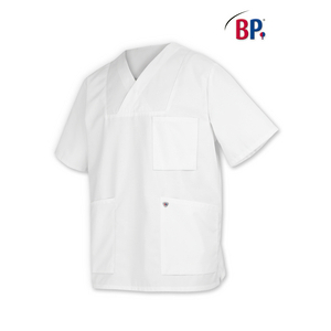 SCHLUPFKASACK 1653-400-21 WEISS XLN BP Med Tunics, 65% PES, 35% BW, 215 g/m²