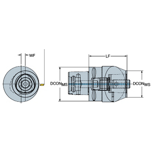 ADAPTATEUR DE REDUCTION COROMANT CAPTO AVEC DECALAGE