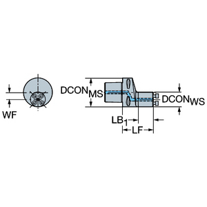 COROMANT ADAPTER CAPTO -COROTURN SL C4-570-2C 25 051R