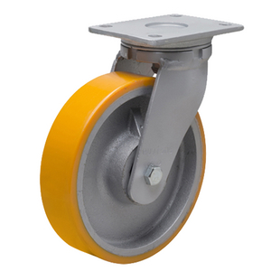 ROULETTE PIVOT.1000KG D.200MM ROUE POLYU MOYEU BILLES