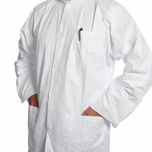 BLOUSE TYVEK A COL 3 POCHES TM (2) 5 BOUTONS PRESSION (SFB2)