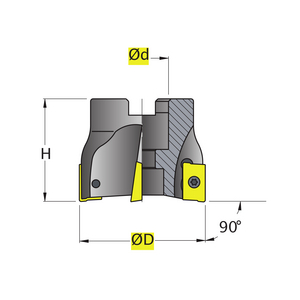 CORPO FRESA A MANICOTTO PER SPIANATURA E SPALLAMENTO RETTO 832645