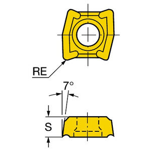 COROMANT BOORWISSELPLAAT LCMX 02 02 04P-53 1120