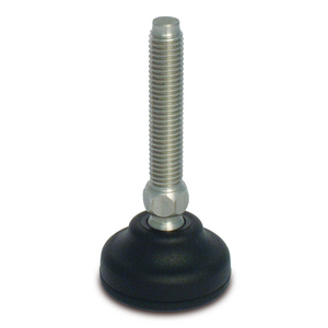 PIEDINO D. 40 PLASTICA/INOX M12X25 10008/12