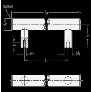 ELESA+GANTER BEUGELGREEP GN 666.5-30-M6-300-E
