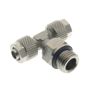 MALE PARALLEL ORIENTABLE TEE  5/6-1/4 G