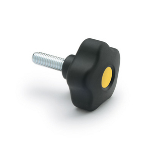 169912-C9-VOLANTINO DI SER. A LOBI TECNOPOL. SOFT-TOUCH PRIG. FIL. IN ACCIAIO ZINCATO VCT.43 P-M8X20-SOFT-C9