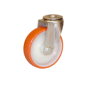ROULETTE PIVOT. 250KG D.200MM ROUE POLYU MOYEU LISSE