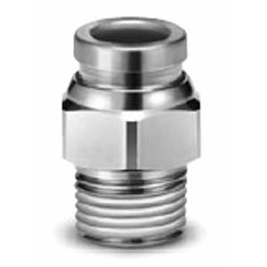 KQB2H, Metal One-touch Fitting, Male Connector