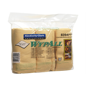TISSU MICROFIBRE WYPALL 40CMSQ 6 PK JAUNE