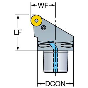 COROMANT T-MAX P SNIJ-UNIT DRAAIEN C8-PRSCR-55080-20