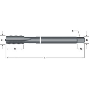 Machine tap M10x1.50mm DIN 371