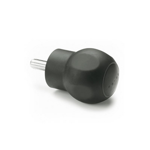 245121-C1 - IMPUGNATURA FISSA A SFERA LOBATA TECNOPOLIMERO SOFT-TOUCH PRIGIONIERO FILETTATO EBK.43 P-M6X16-C1-SOFT