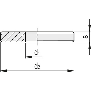 GN.70467-RONDELLA ACCIAIO INOX GN 6343-NI-8-25-3