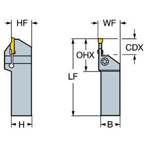 COROMANT HOUDER LF123J32-3232BM