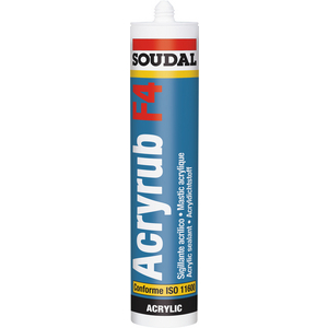 ACRYRUB F4 MASTIC ACRYLIQUE GRIS CARTOUCHE 300ML