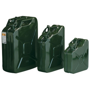JERRICAN TOLE HYDROCARBURE 20L SANS BEC VERSEUR - NORME UN
