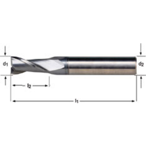 Slot Drill 2.50 mm DIN 6527L