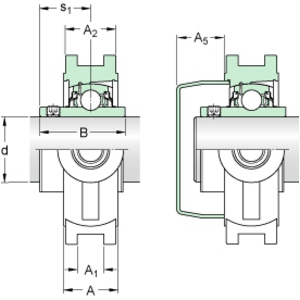 PALIER TUWK 1.1/2 LTHR SKF