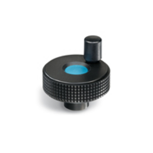 34598-C9 - VOLANTINO DI REGOLAZIONE BUGNATI CON IMPUGNATURA GIREVOLE TECNOPOLIMERO MBT.60+I-B8-C9