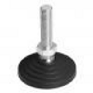 GN344-60-M24-198-B Gelenkfuss mit Mutter ohne Gummiauflage Elesa