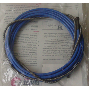 GAINE GUIDE FIL ACIER 15X45 4M BLEU