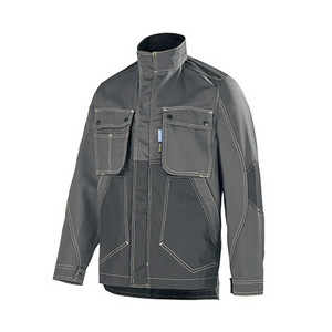 BLOUSON CRAFTWORK GRIS/NOIR T1 65PCCOT./35PCPOLY. 280G/M2