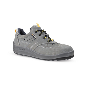 CHAUSSURE JALMATCH SAS S1P P38 GRIS CUIR VEL PERF SEM.SOFTANE