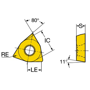 COROMANT COROTURN 111 DRAAIWISSELPL. WPMT 04 02 04-MM 1125
