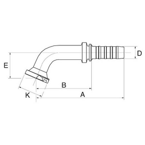 20GS20FLH60M GS Armatur GATES, B-Maß 114,9 mm
