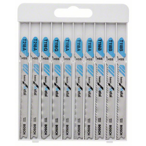 SET 10 LAME SEGHETTO METALLO 2607010631