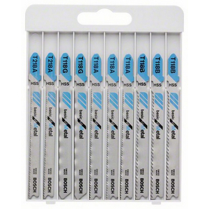 SET 10 LAME SEGHETTO METALLO 2607010631